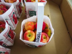 Bagged honey crisp apples for sale